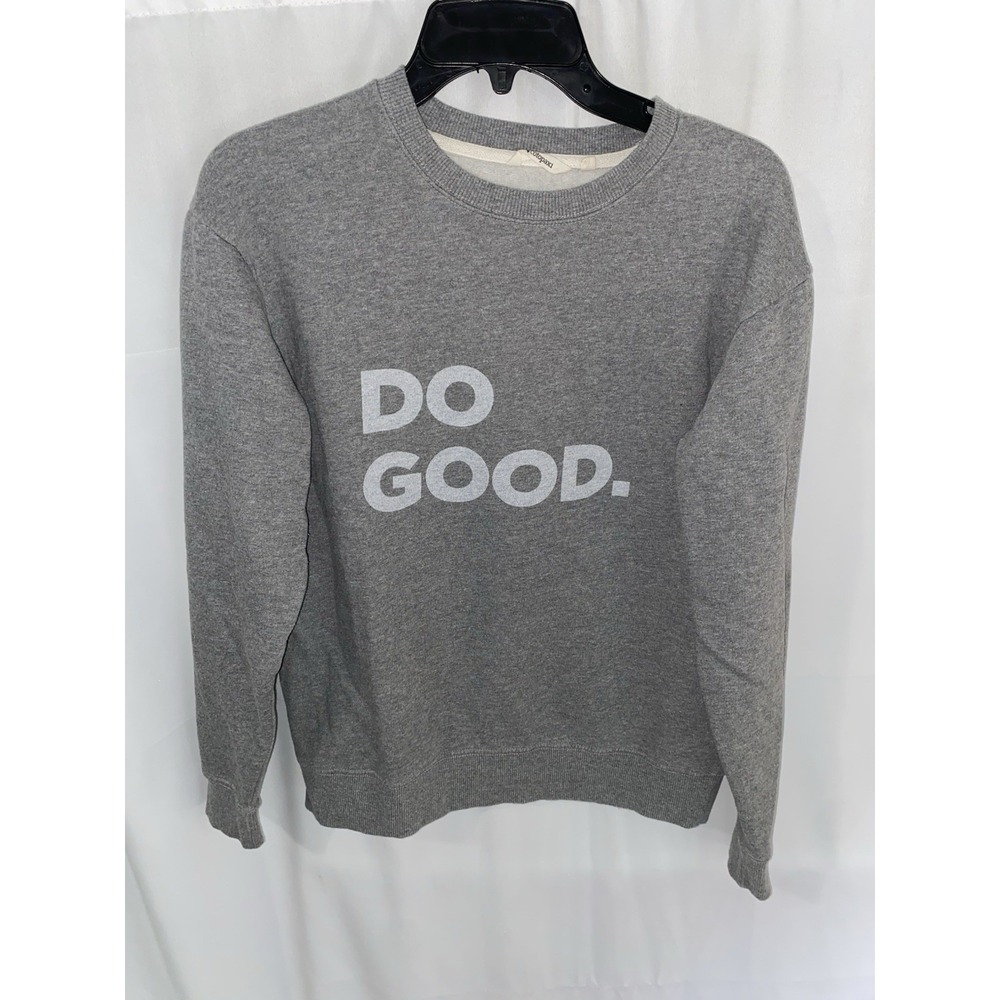 Cotopaxi Women's Do Good Gray Crewneck Sweatshirt Medium